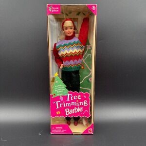 Mattel Tree Trimming Barbie Special Edition 22967 Doll
